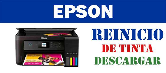 Programa de reinicio de tintas de Impresoras Epson