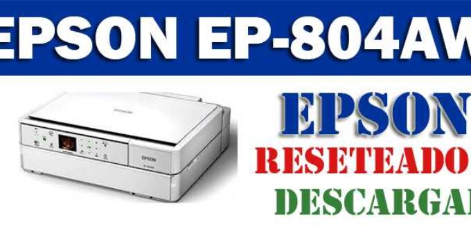 Resetear impresora Epson EP-804AW