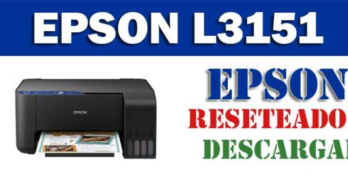 Resetear impresora Epson L3151