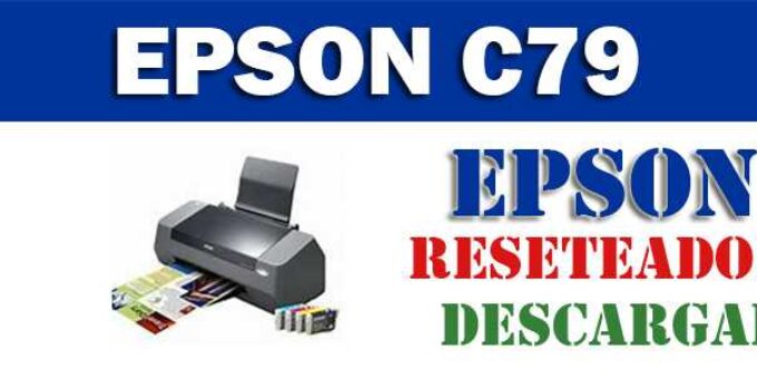 Descargar programa para resetear impresora Epson C79