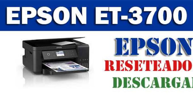 Programa de reseteo Epson EcoTank ET-3700