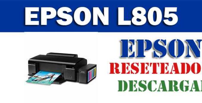 Descargar programa para resetear Epson L805