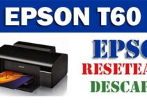 Descargar programa para resetear impresora Epson T60