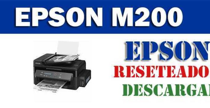 Descargar programa para resetear impresora Epson M200