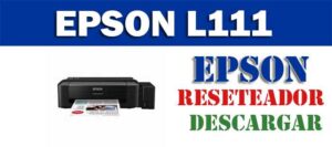 Descargar programa para resetear impresora Epson L111