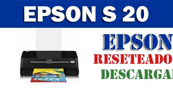 Descargar programa para resetear impresora Epson S20