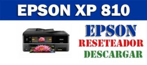 Descargar programa para resetear impresora Epson XP 810