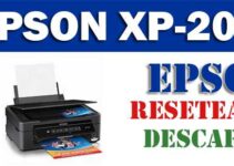 Descargar programa reset para resetear impresora Epson XP 201
