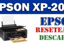 Descargar programa reset para resetear impresora Epson XP 204 