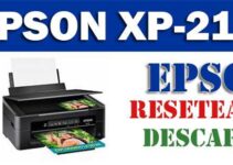 Descargar programa reset para resetear impresora Epson XP 211