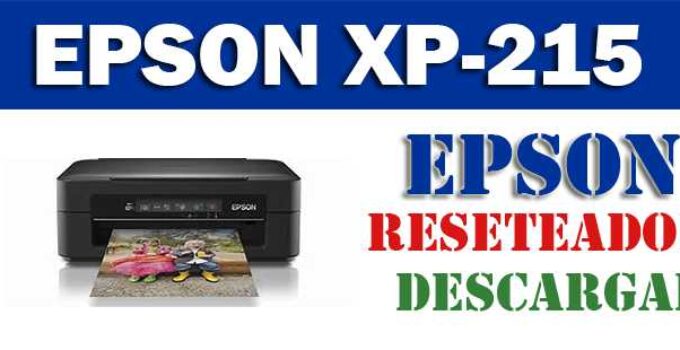Descargar programa reset para resetear impresora Epson XP 215