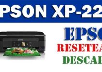 Descargar programa reset para resetear impresora Epson XP 222 