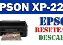 Descargar programa reset para resetear impresora Epson XP 225