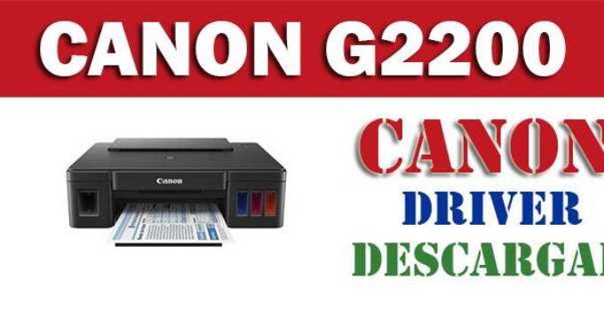 enlaces de los drivers o controladores de Canon G2200