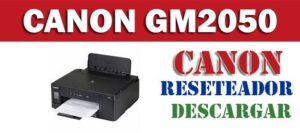 Descargar programa reset para resetear impresora Canon GM2050