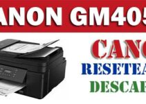 Descargar programa reset para resetear impresora Canon GM4050
