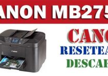 Descargar programa reset para resetear impresora Canon MB2750