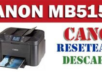 Descargar programa reset para resetear impresora Canon MB5150