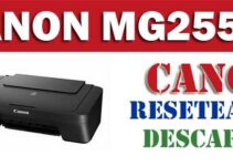 Descargar programa reset para resetear impresora Canon MG2550S