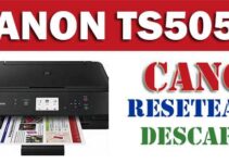 Descargar programa reset para resetear impresora Canon TS5050