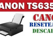 Descargar programa reset para resetear impresora Canon TS6350