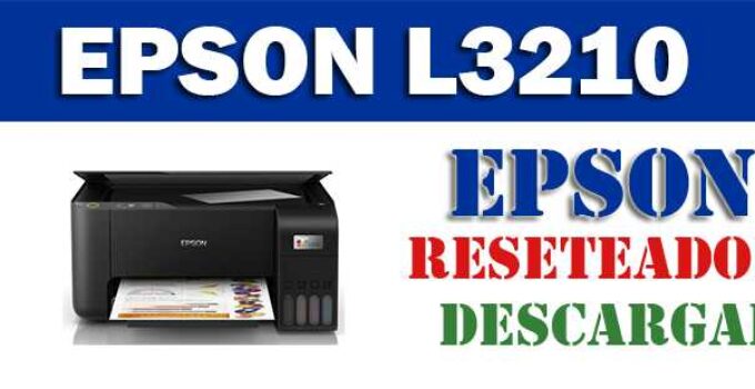 Descargar programa reset para resetear impresora Epson L3210