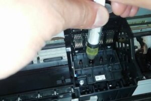 Limpieza de inyectores Epson L3150 con botones