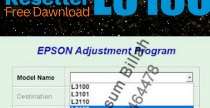 epson adjustment program descargar l3210